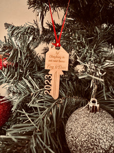 Personalised "1st Christmas in Our New Home" Bauble - Style 2