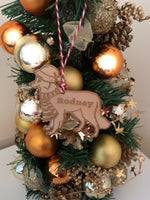 Load image into Gallery viewer, Unique Personalised Dog Christmas Tree Decoration Bauble - 25 Different Breeds

