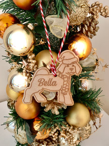 Bichon Frise - Personalised Dog Christmas Tree Decoration Bauble