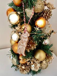 Husky - Personalised Dog Christmas Tree Decoration Bauble