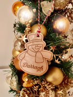 Load image into Gallery viewer, Unique Personalised Kids Christmas Tree Decoration Bauble - Any Name
