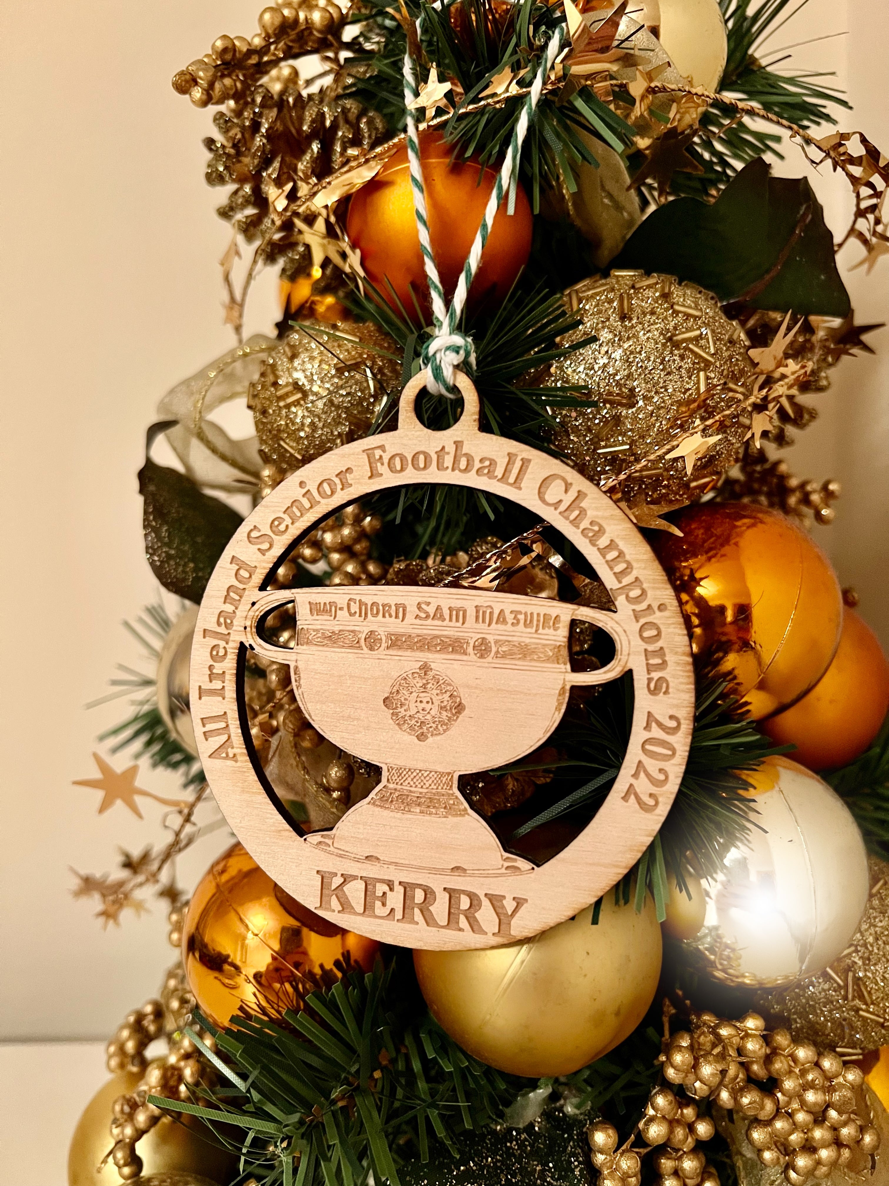 Kerry All Ireland Final 2022 Tree Decoration Bauble